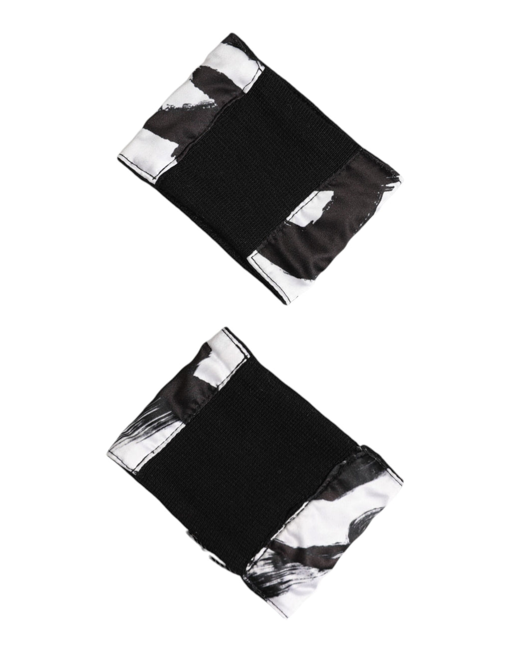 Dolce & Gabbana Black and White DG Logo Silk Wristband, 1 Pair