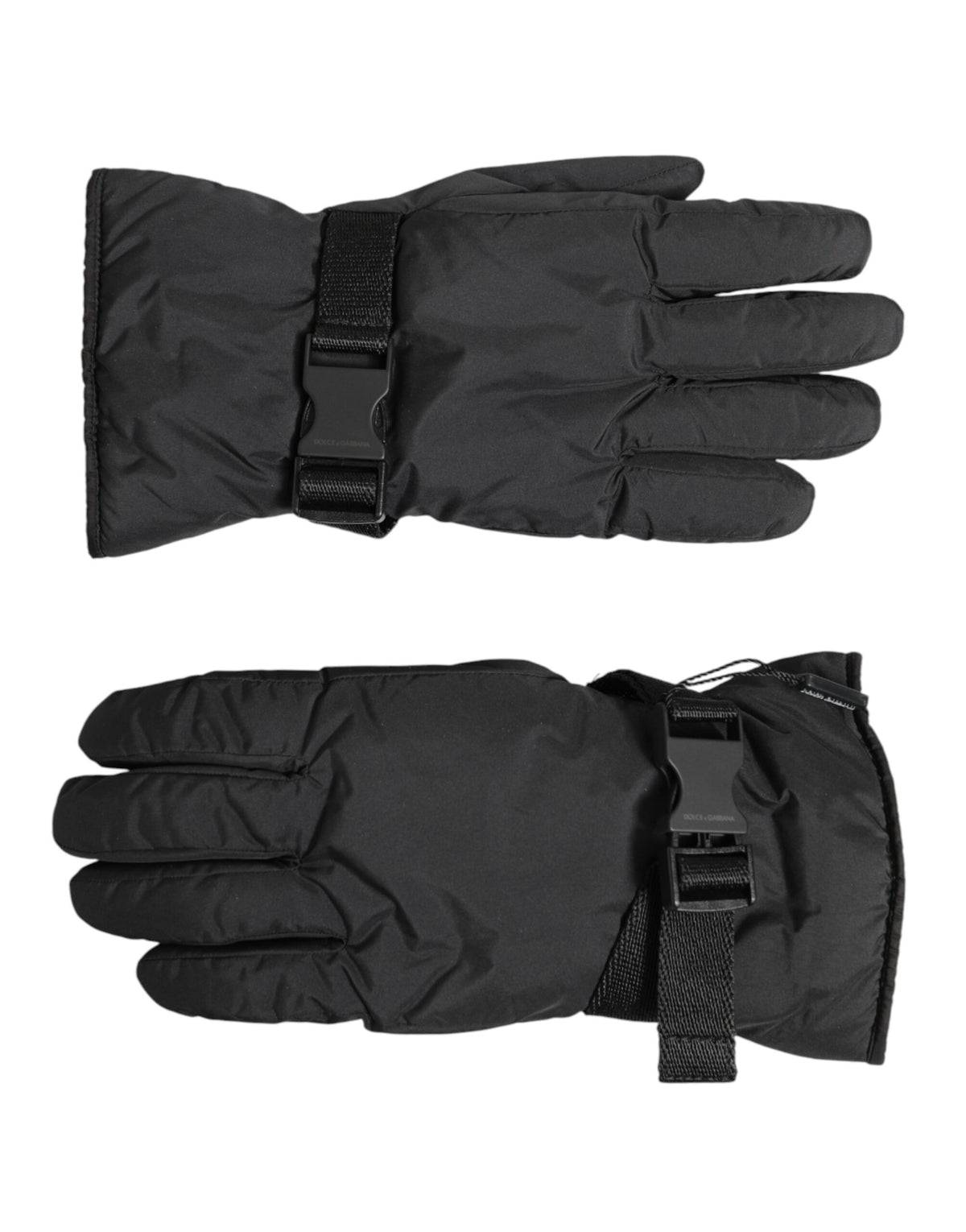 Dolce & Gabbana Schwarze Winddichte Skihandschuhe, Winter, Warm, Rutschfest