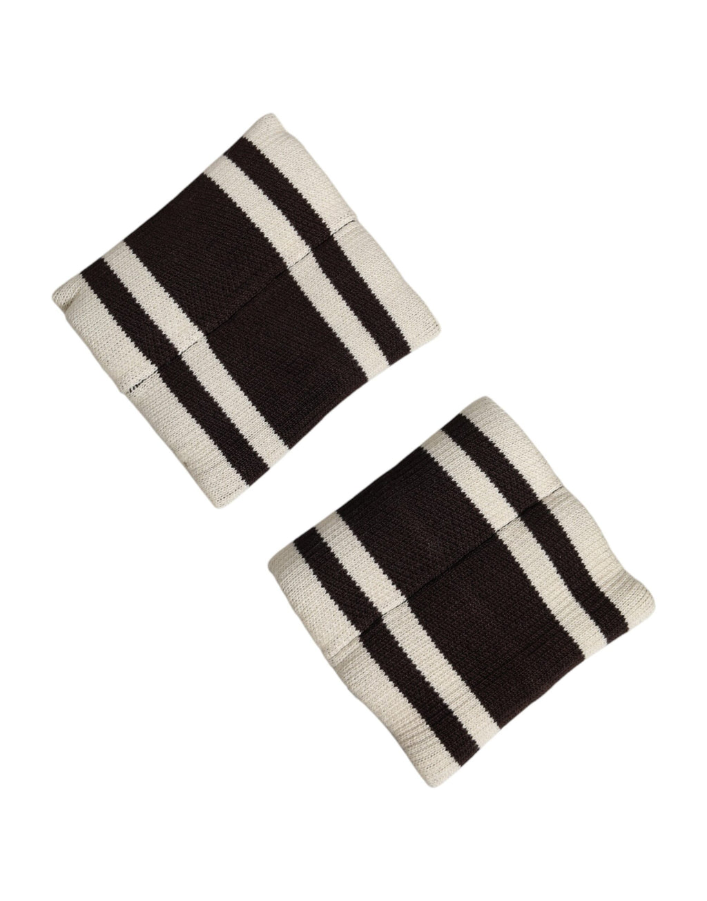 Dolce & Gabbana Black and White DG-Logo Cotton Bracelet, 1 Pair