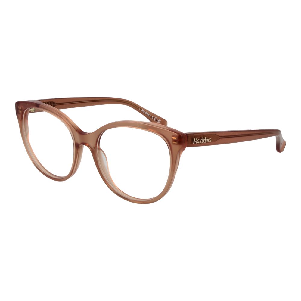 Max Mara Brown Acetate Eyeglass Frames