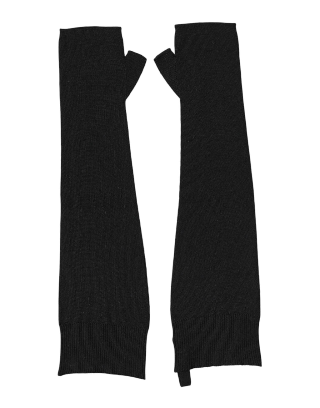Dolce & Gabbana Men's Black Pure Wool Gloves