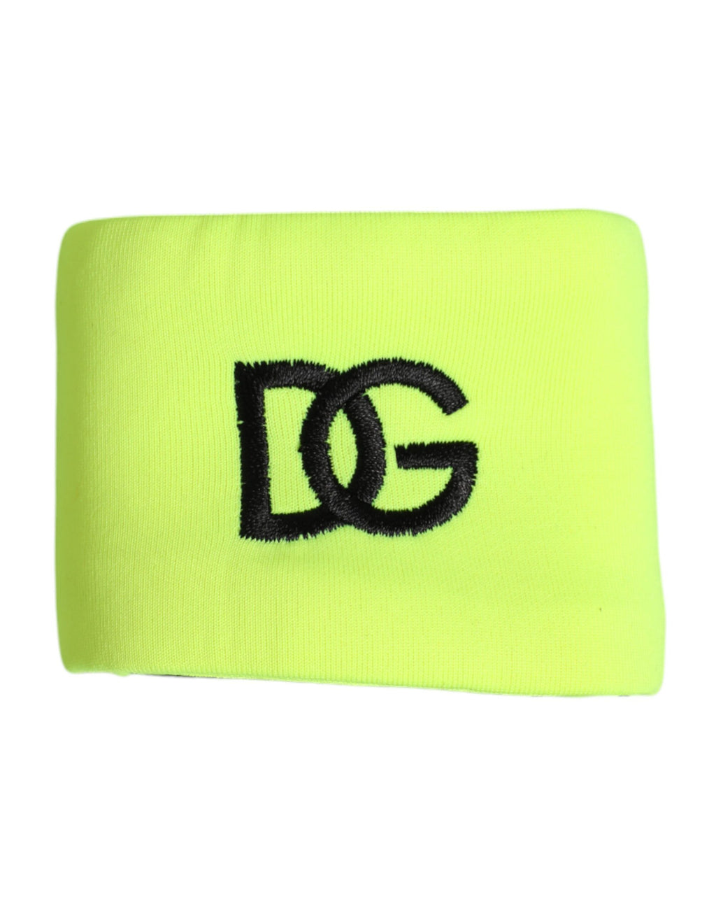 Dolce & Gabbana Men's Yellow-Green Silk Bracelet with DG Logo