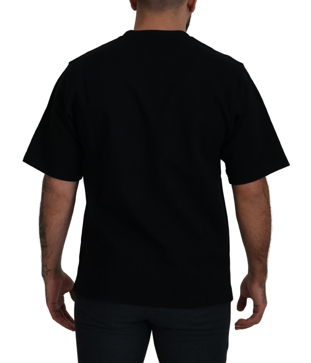 Dolce & Gabbana Baumwoll-T-Shirt mit Rundhalsausschnitt und Print