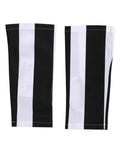 Dolce & Gabbana Black and White Nylon Fingerless Gloves