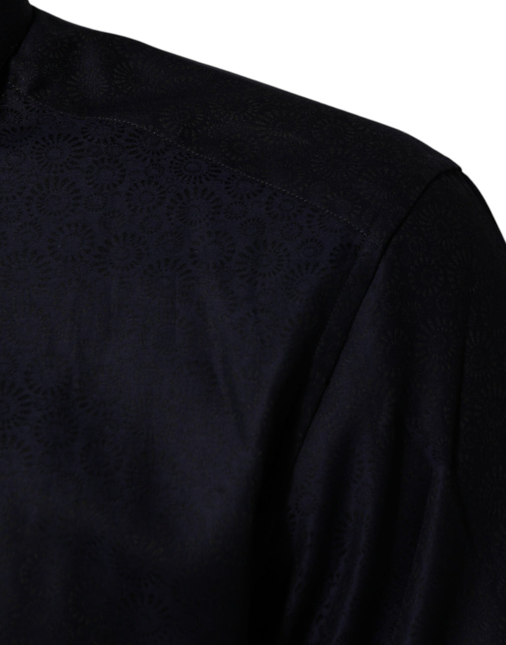 Dolce & Gabbana Blaues Baumwollhemd mit Kragen und langem Arm GOLD für Herren