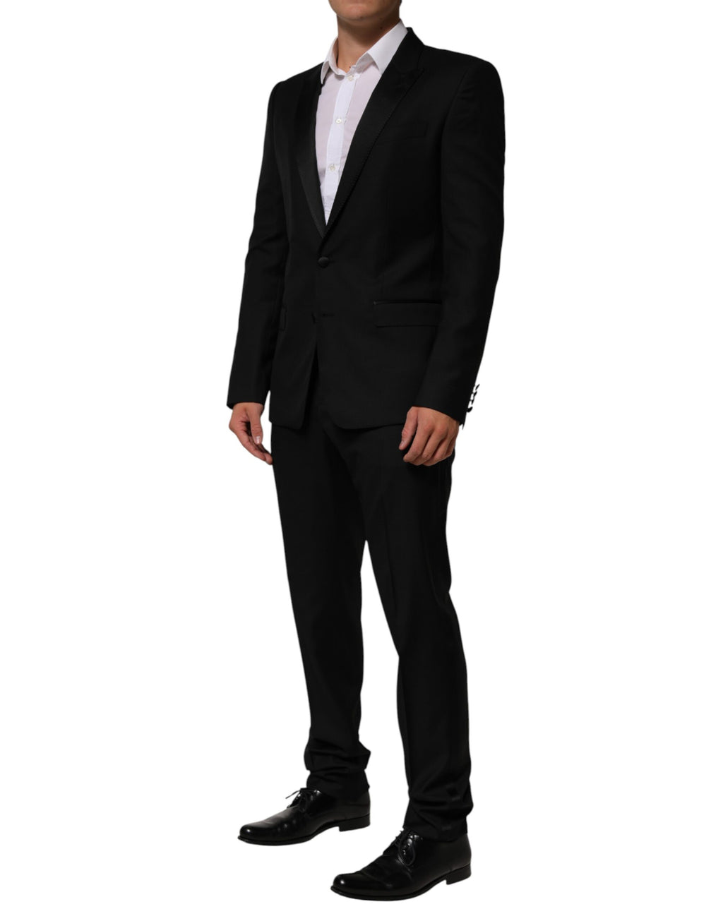 Dolce & Gabbana Schwarzer 2-Knopf-Anzug, 2-teilig