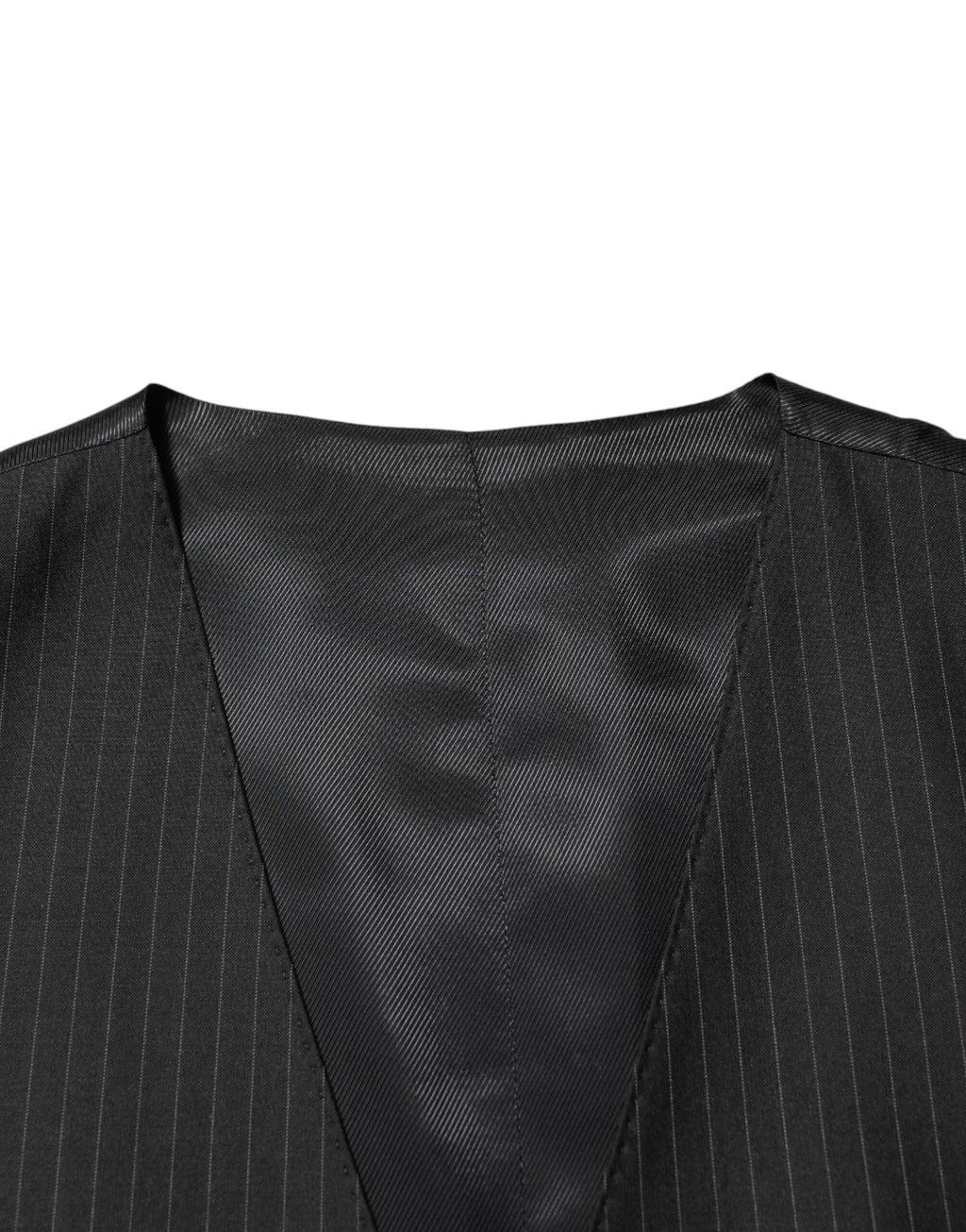 Dolce & Gabbana Men's Black Formal Wool Waistcoat