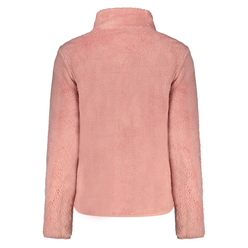 Norway 1963 Rosa Polyester-Sweater für Damen