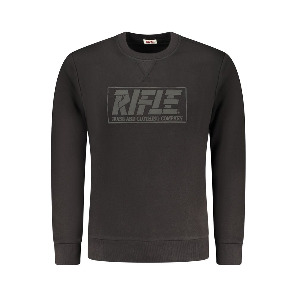 Rifle Cotton Sweatshirt in Black