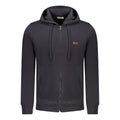 Rifle Blaues Herren-Kapuzensweatshirt aus Baumwolle