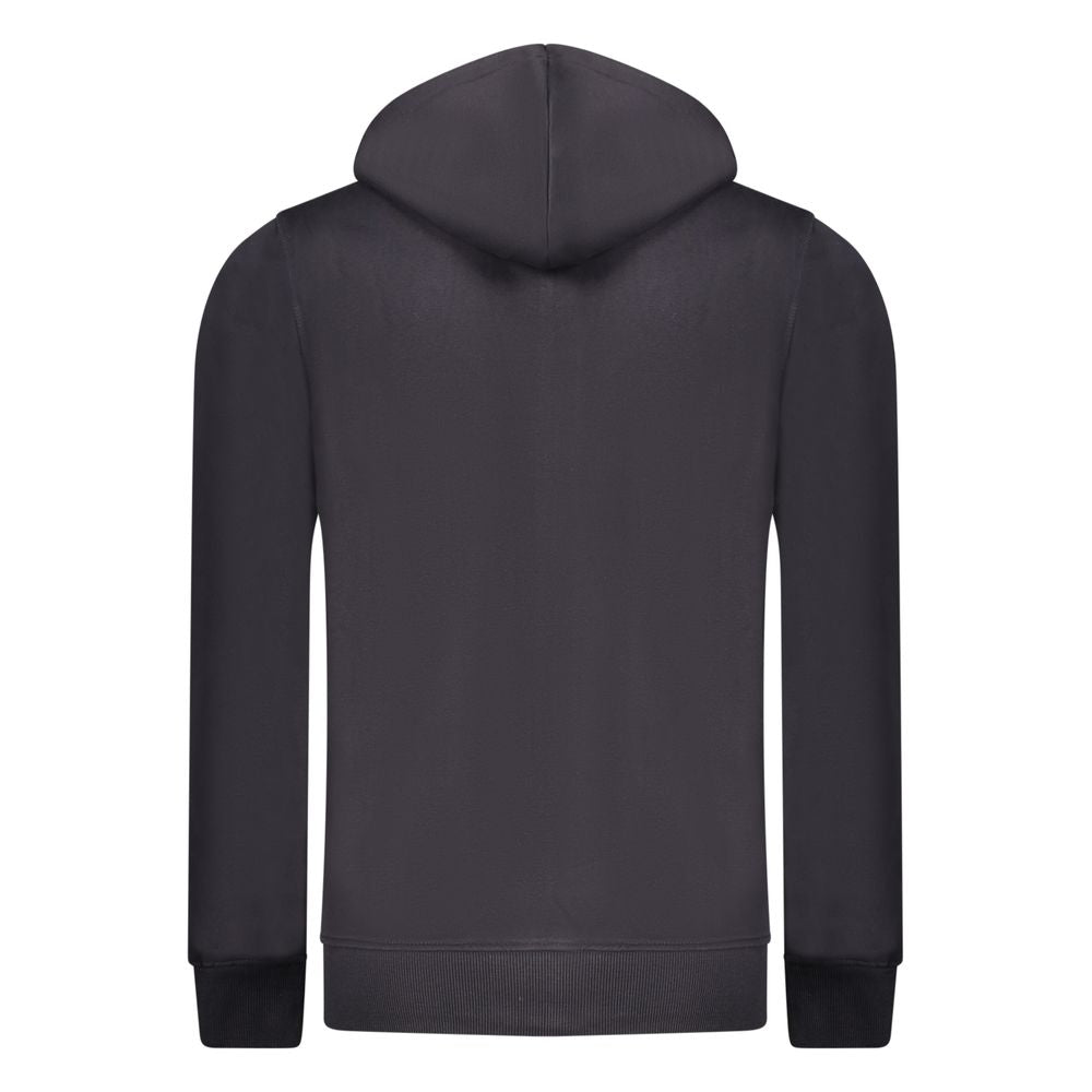 Rifle Blaues Herren-Kapuzensweatshirt aus Baumwolle