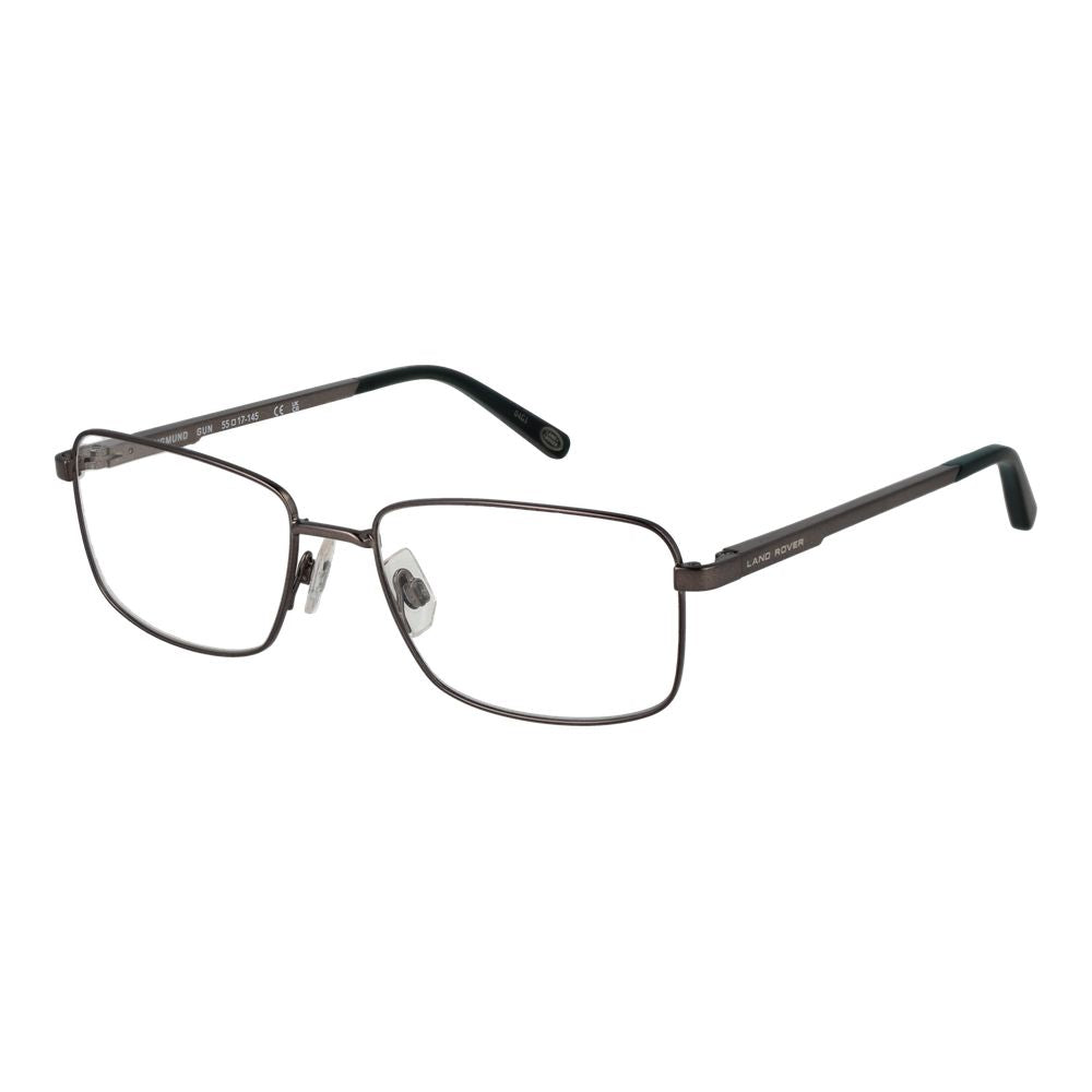 Land Rover Grey-Silver Stainless Steel Eyeglass Frames