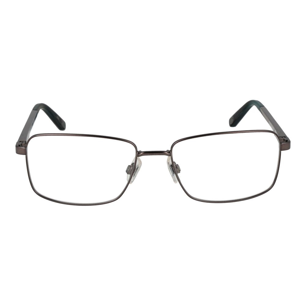 Land Rover Grey-Silver Stainless Steel Eyeglass Frames