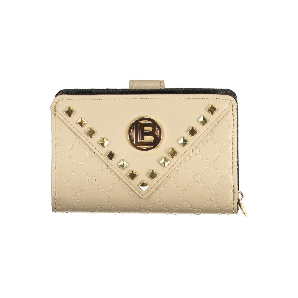 Laura Biagiotti Beige Polyethylen-Geldbörse