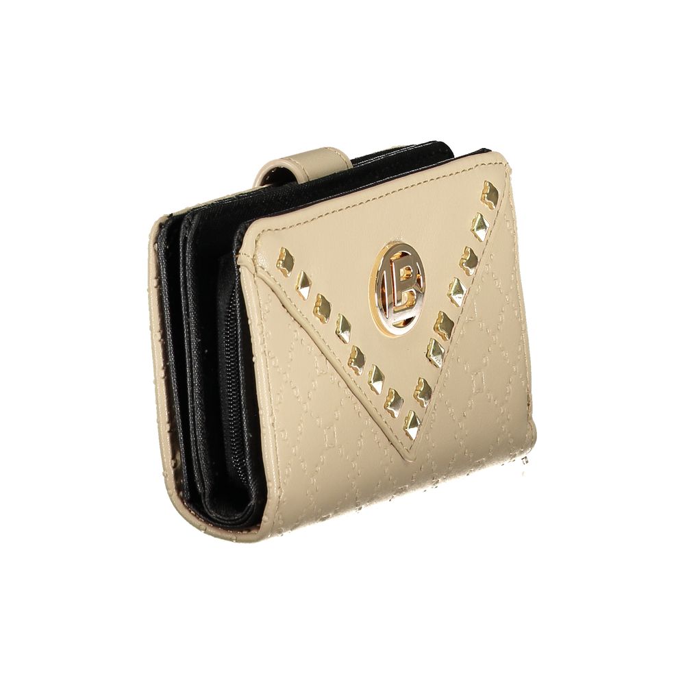 Laura Biagiotti Beige Polyethylen-Geldbörse