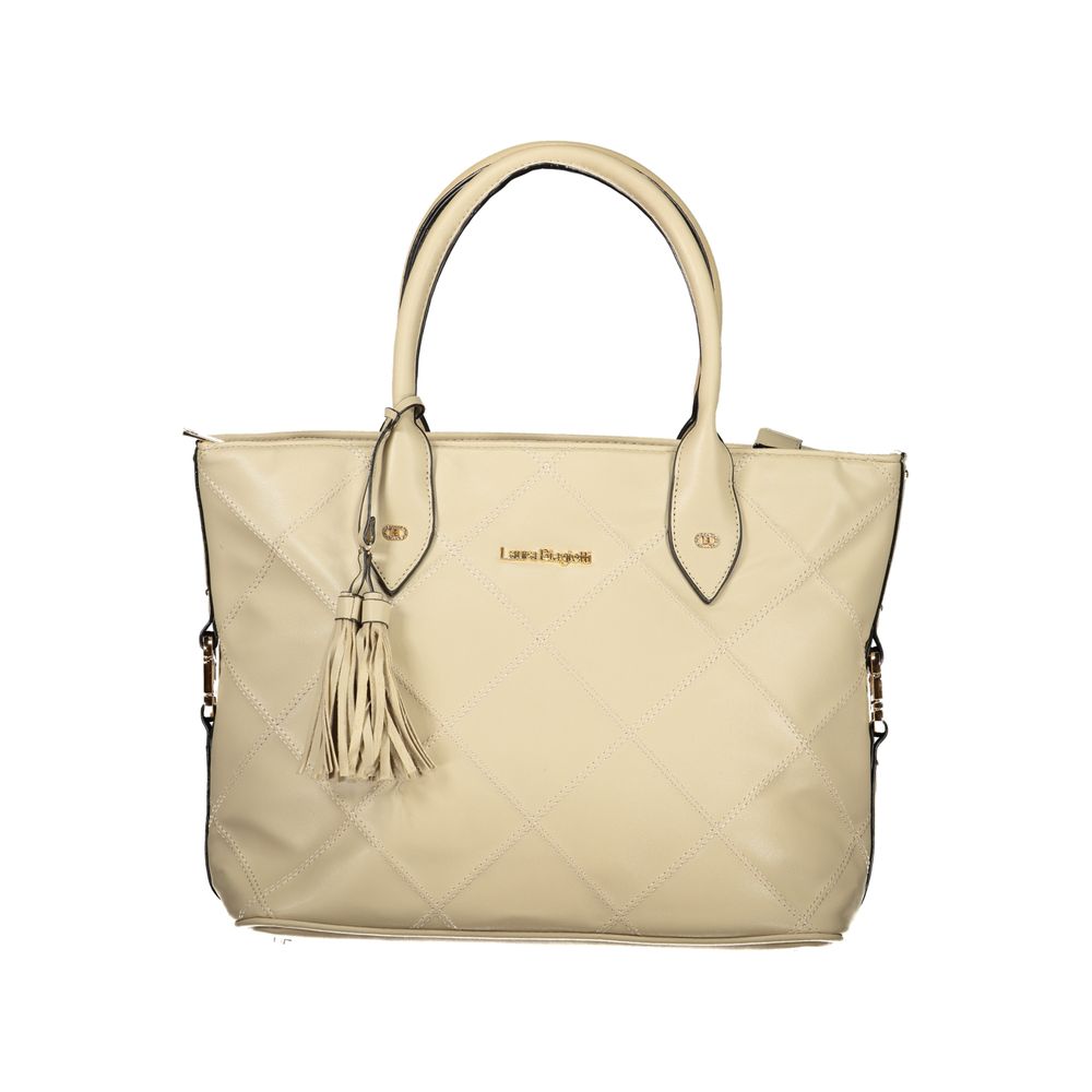 Laura Biagiotti Beige PVC Handbag