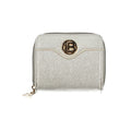 Laura Biagiotti Grigio Polyurethane Damen Geldbörse