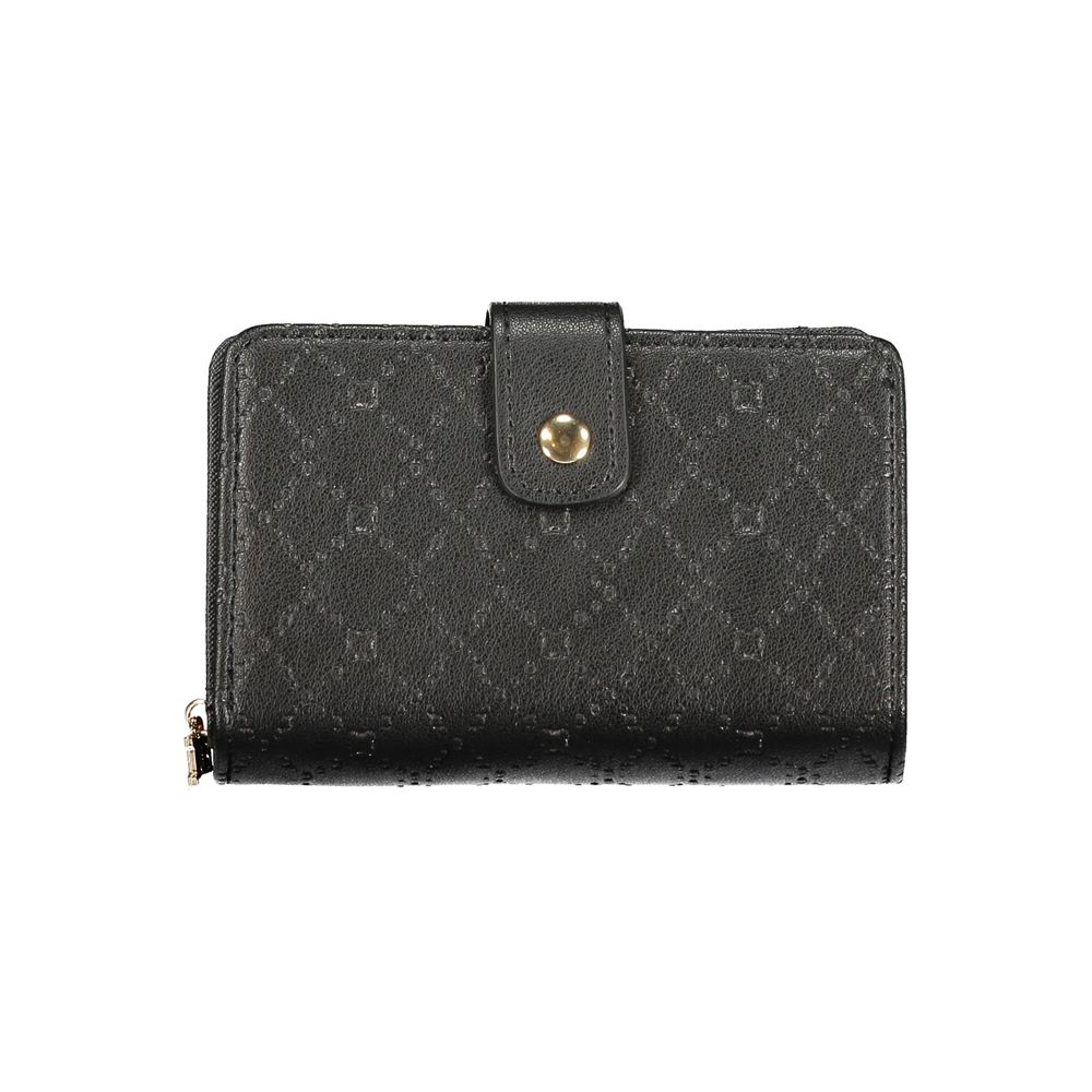 Laura Biagiotti Schwarzes Polyethylen-Portemonnaie