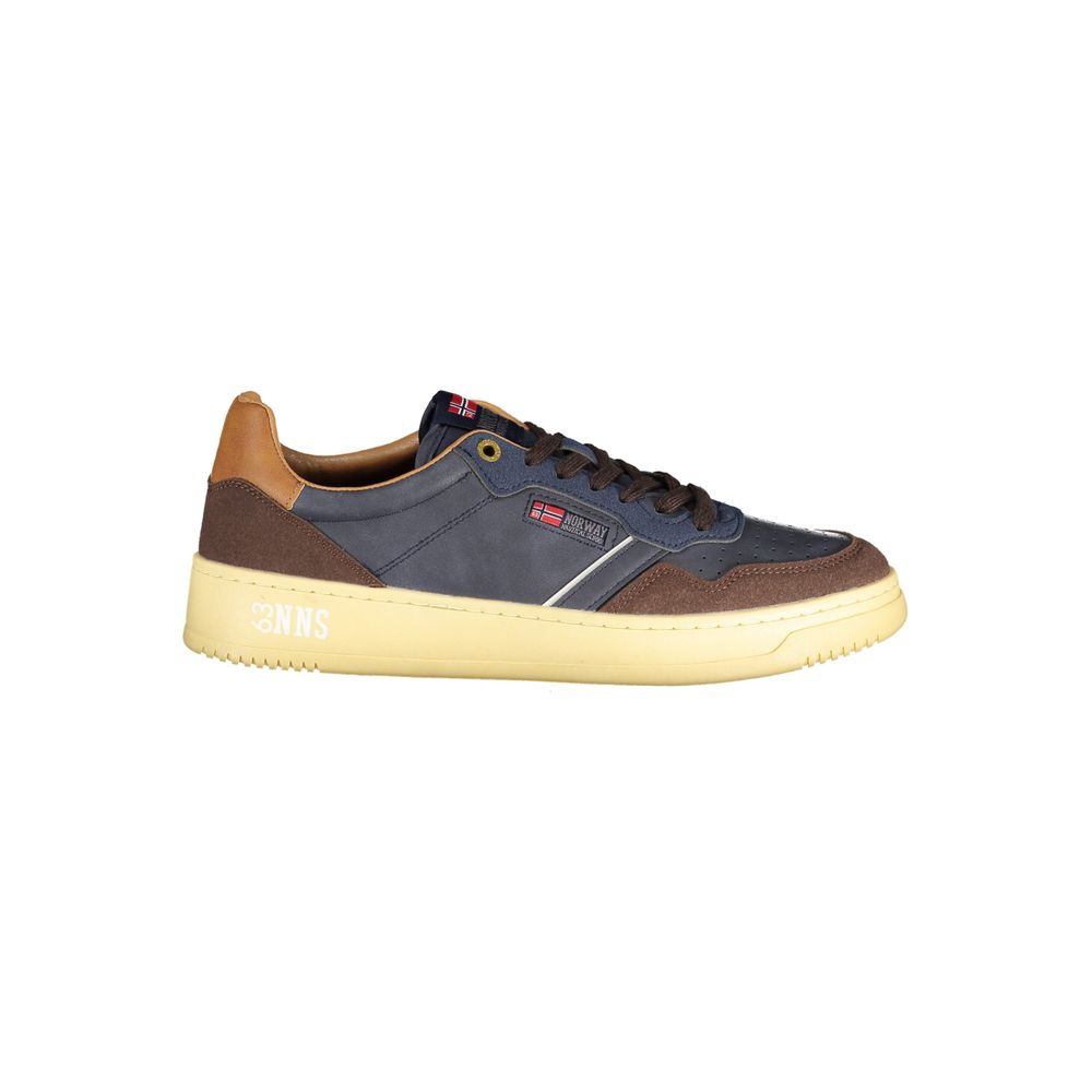 Norway 1963 Blauer Herren-Sneaker aus Polyurethan