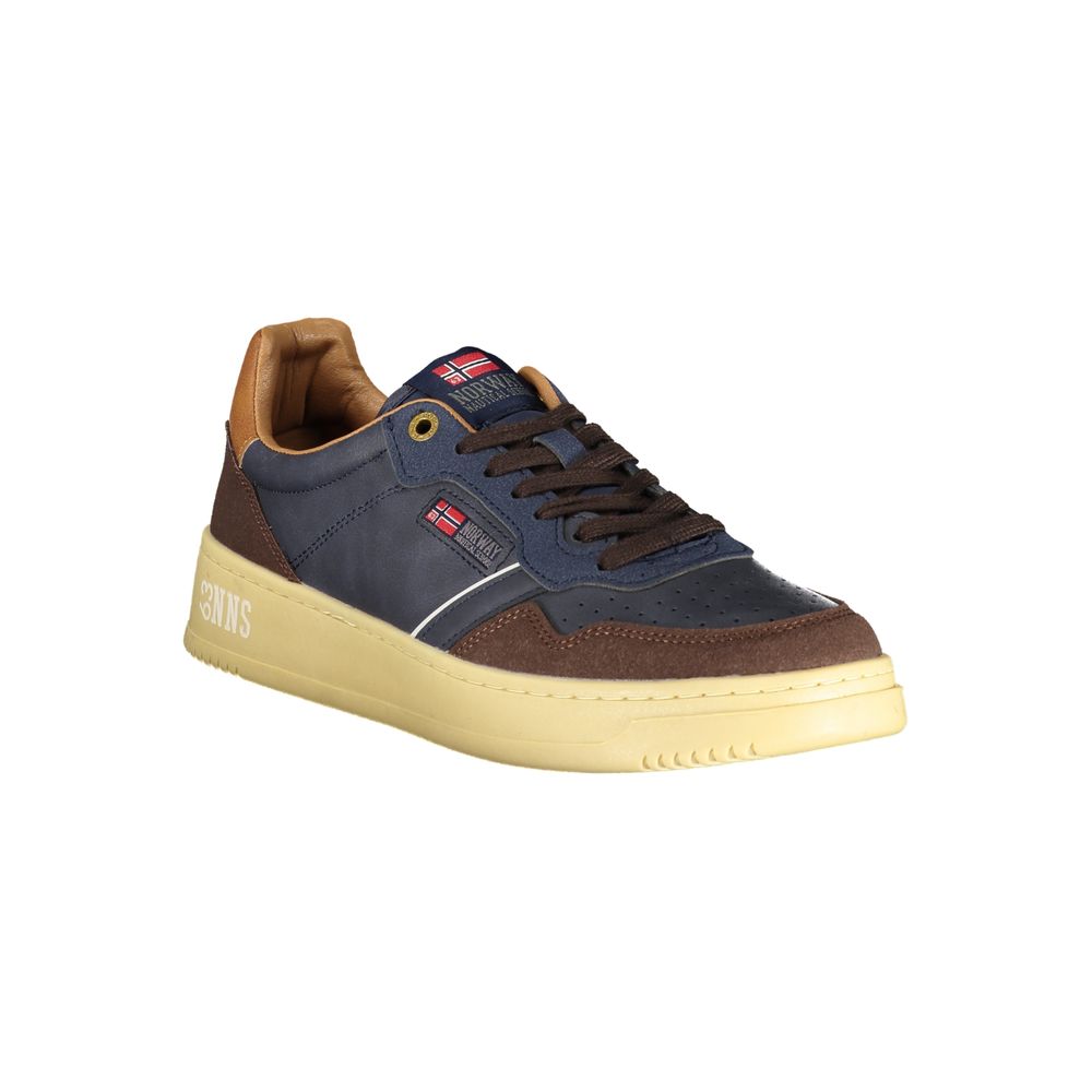 Norway 1963 Blauer Herren-Sneaker aus Polyurethan