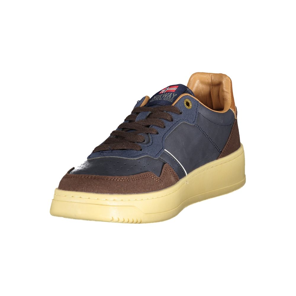 Norway 1963 Blauer Herren-Sneaker aus Polyurethan