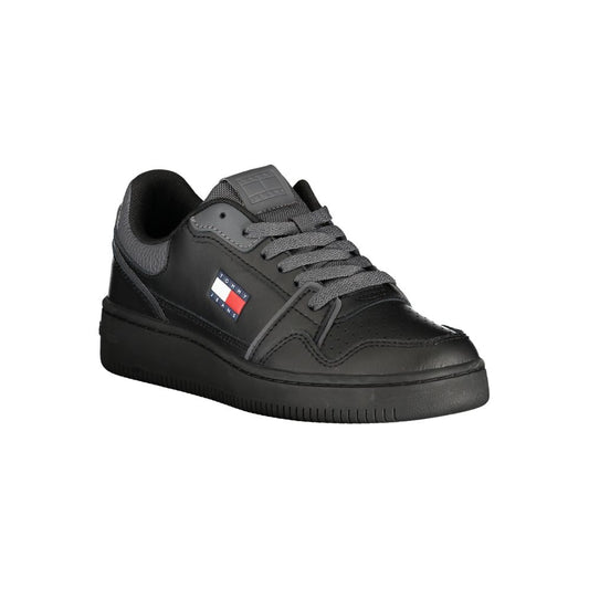 Tommy Hilfiger Schwarzer Polyester-Sneaker