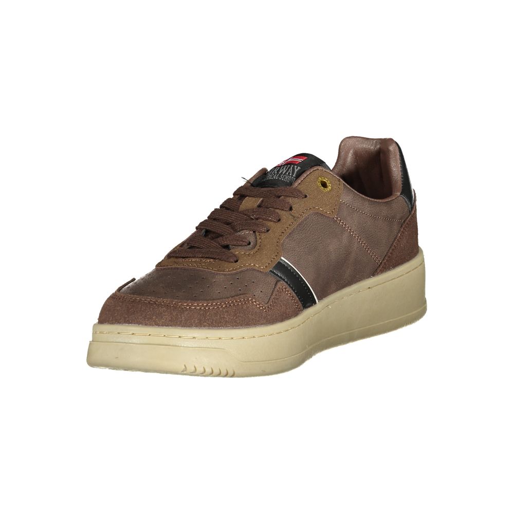 Norway 1963 Brown Polyester Sneakers