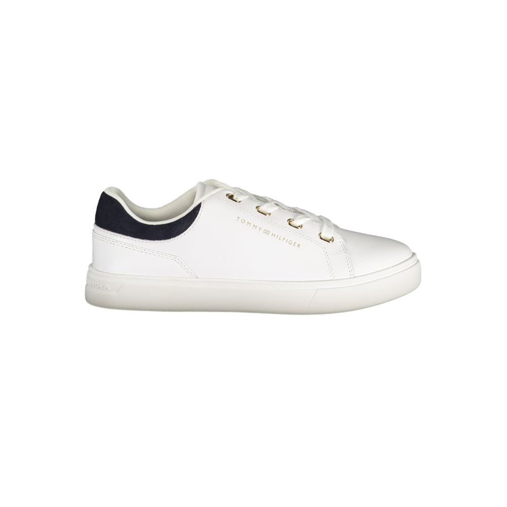 Tommy Hilfiger White Polyester Sneaker