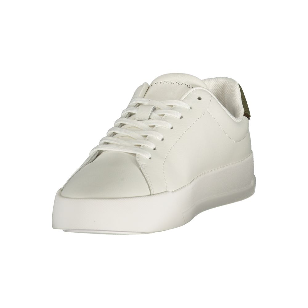 Tommy Hilfiger Weißer Herren-Sneaker aus Polyurethan