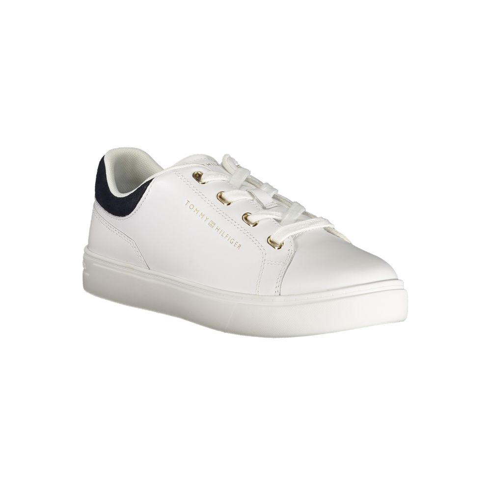 Tommy Hilfiger White Polyester Sneaker