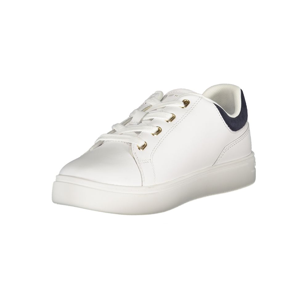 Tommy Hilfiger White Polyester Sneaker