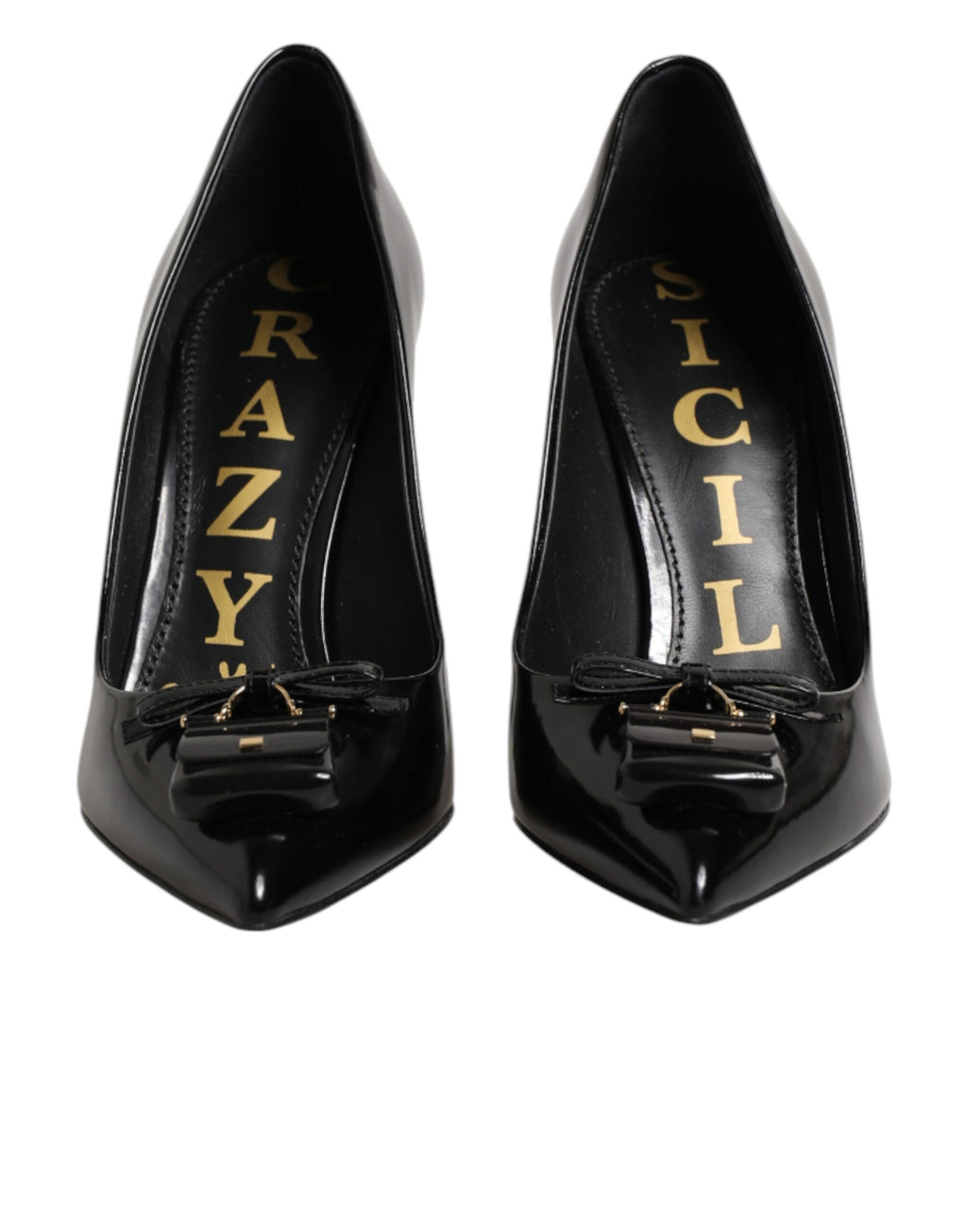 Dolce & Gabbana Schwarze Pumps mit Taschen-Verzierung