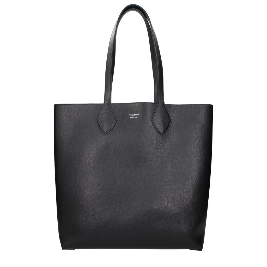 Salvatore Ferragamo Schwarze Leder Umhängetasche