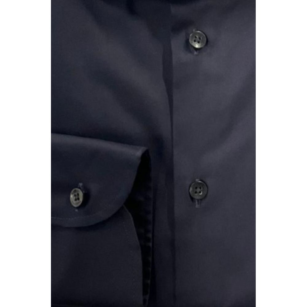 Baldinini Trend Cotton Shirt in Black