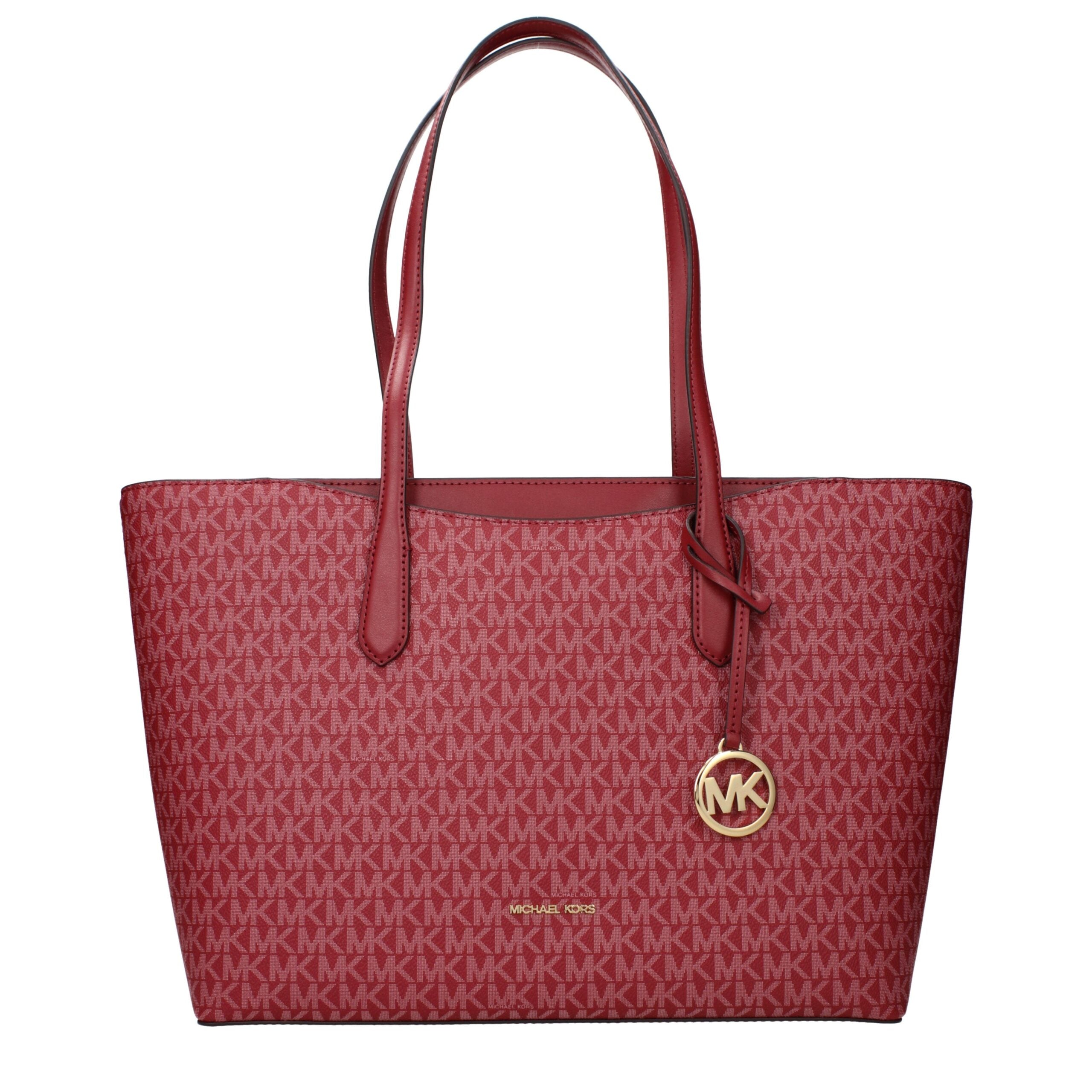 Michael Kors Rote Stoff-Umhängetasche