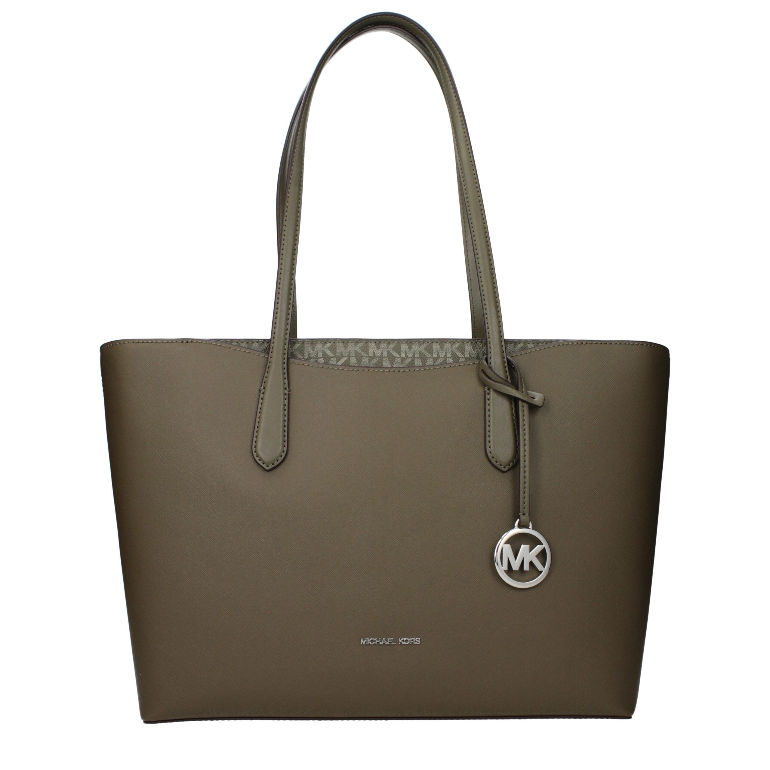 Michael Kors Grüne Stoff-Umhängetasche