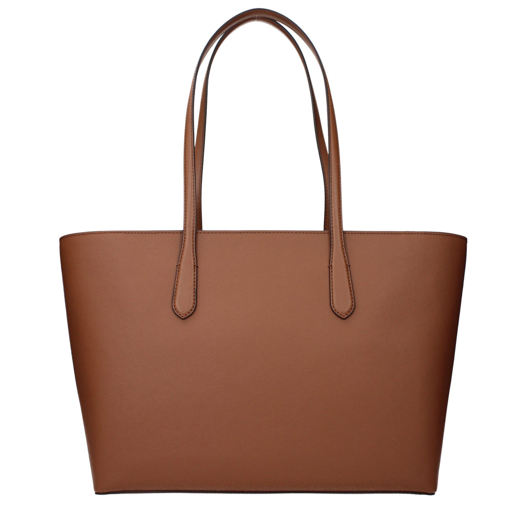 Michael Kors Braune Leder Schultertasche
