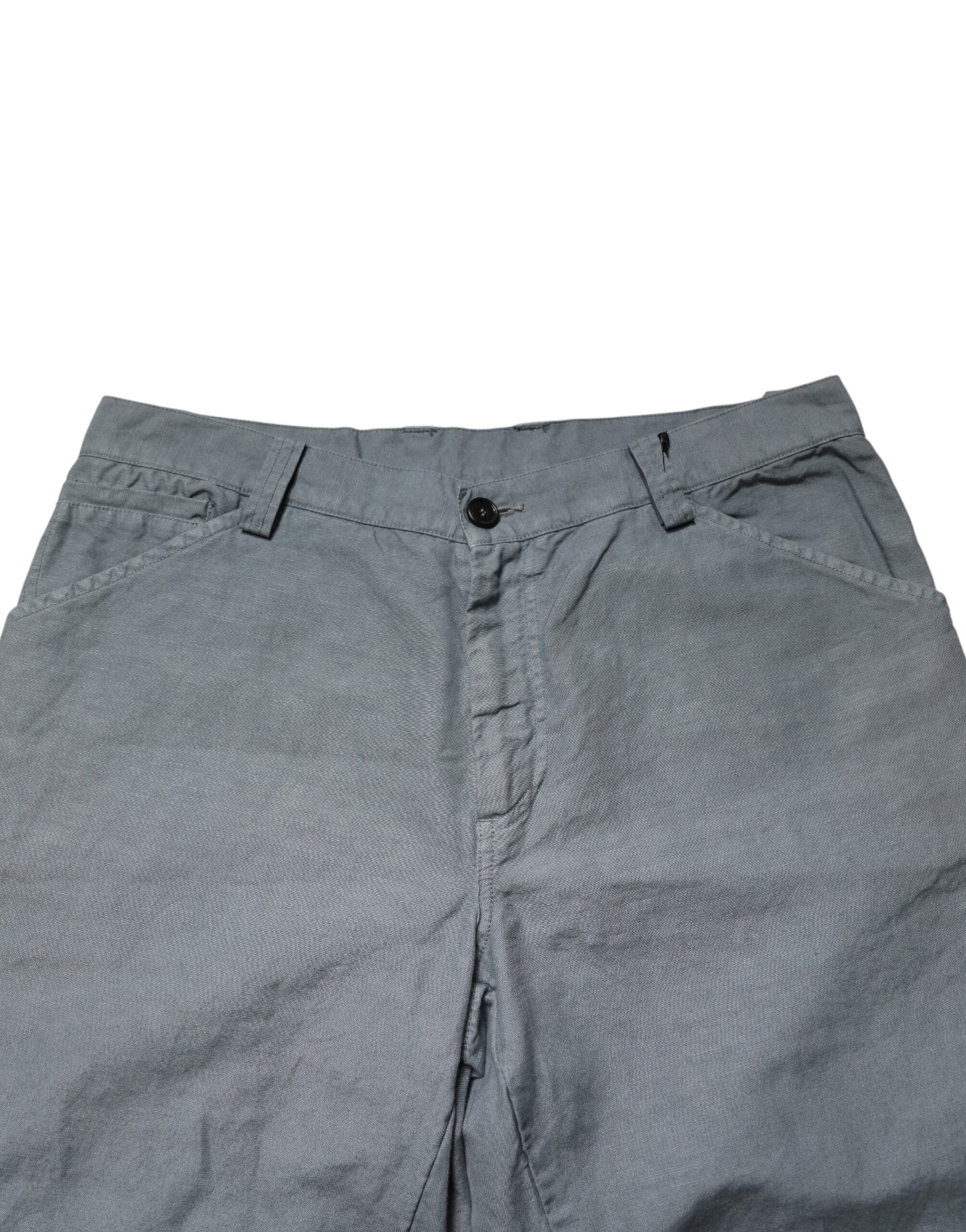 Men's Master Coat Gray Straight-Fit Cotton Jeans