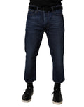 Vivienne Westwood Blue Cotton Mid-Waist Jeans