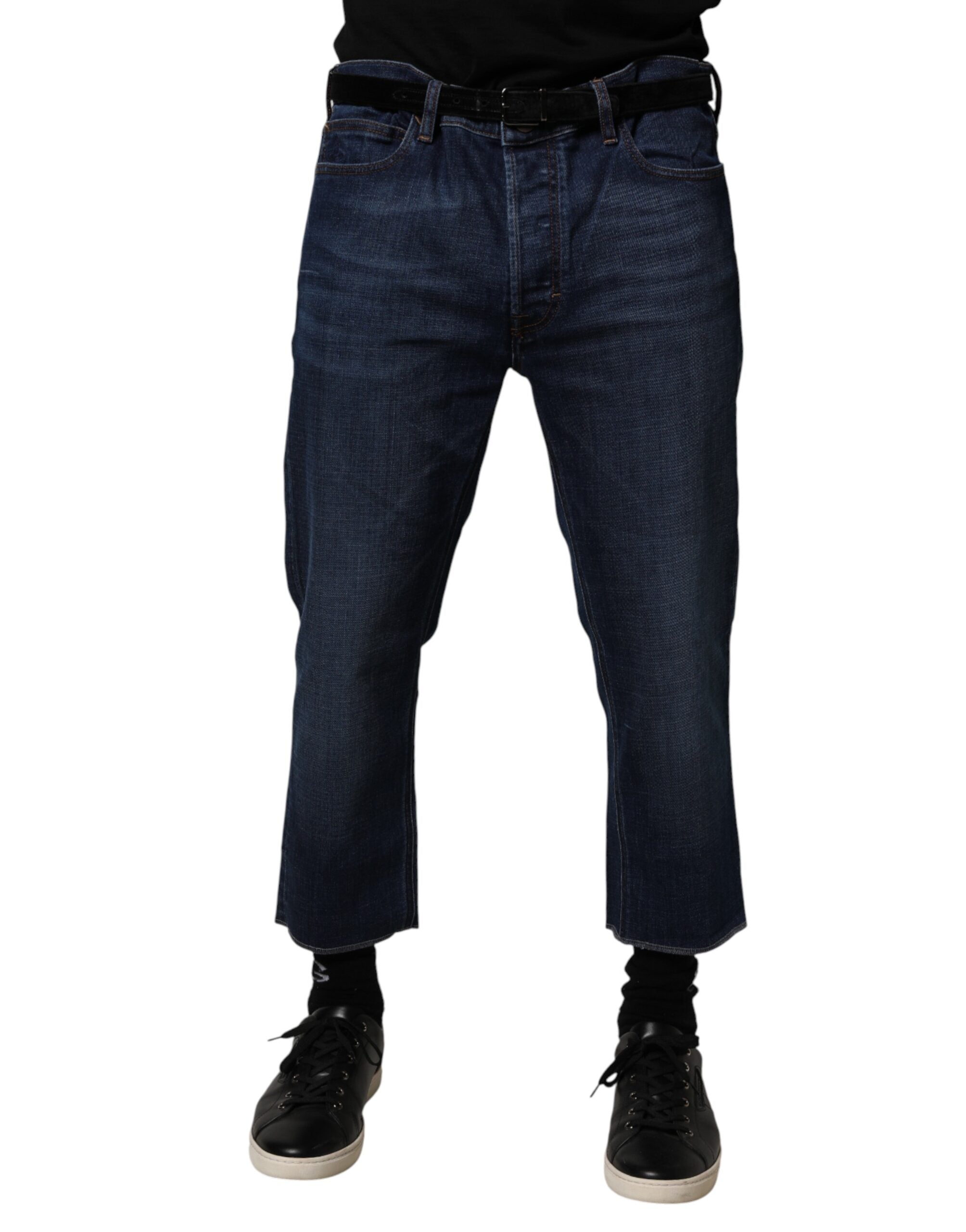 Vivienne Westwood Blue Cotton Mid-Waist Jeans