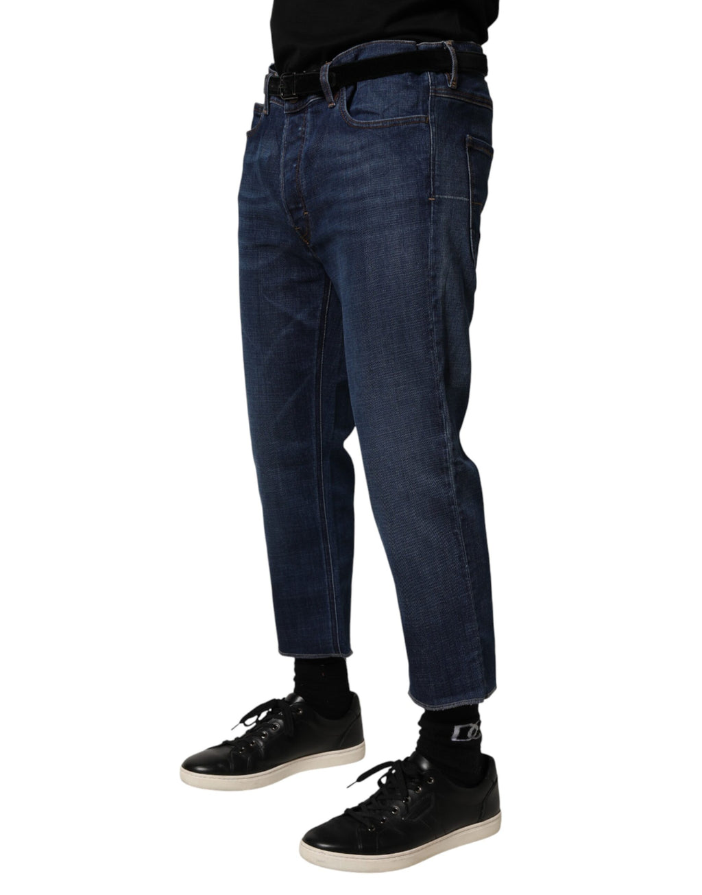 Vivienne Westwood Blue Cotton Mid-Waist Jeans