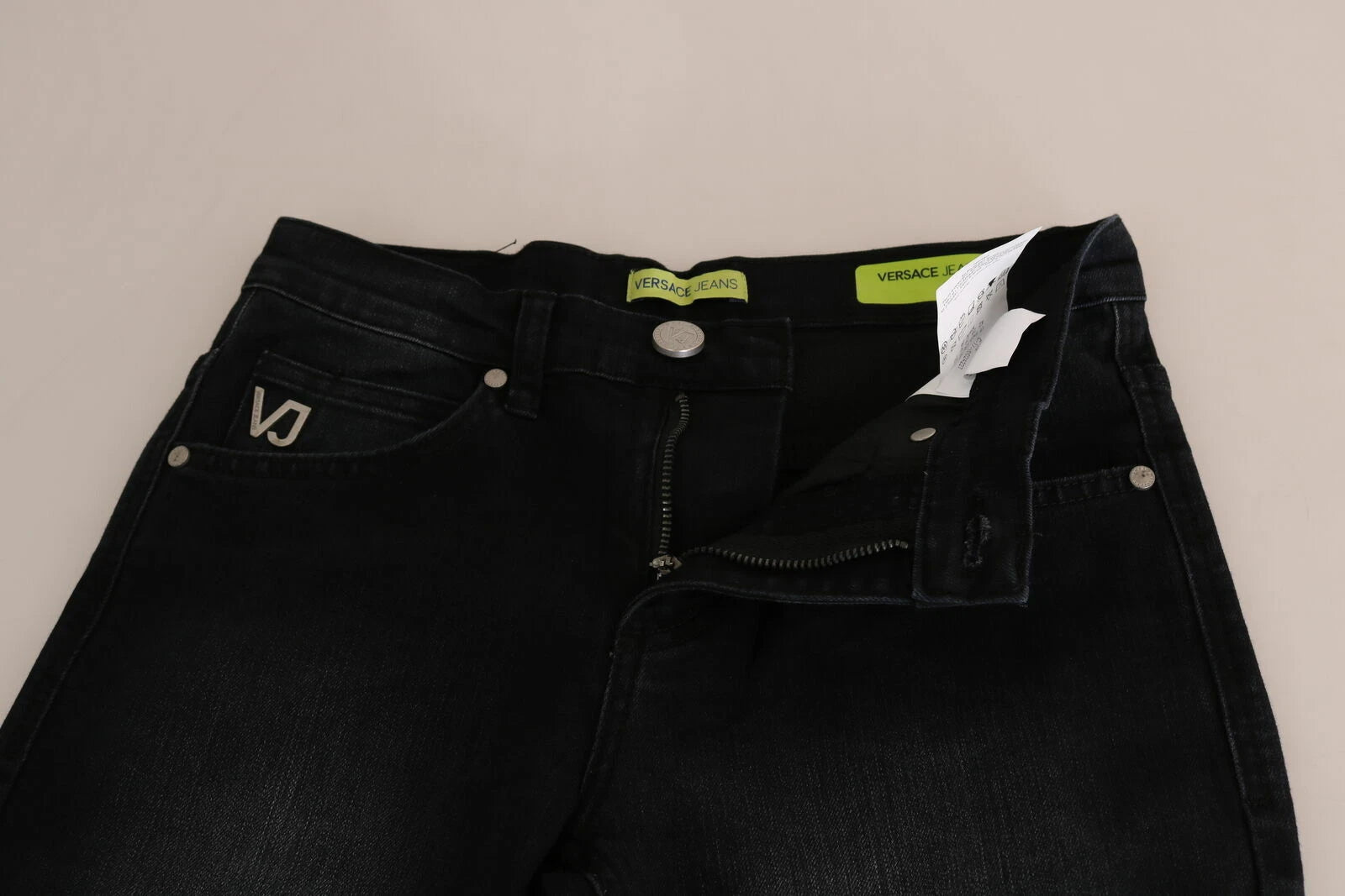 Versace Jeans Couture Dunkle Schwarze Dora Slim-Fit-Jeans