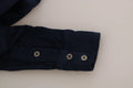 Eight-wale corduroy shirt with long sleeves