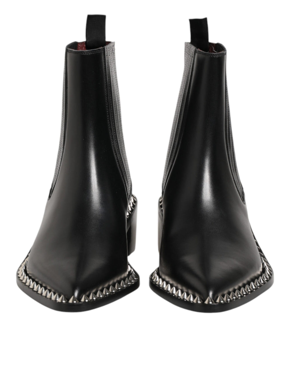 Dolce & Gabbana Black Studded Chelsea Boots