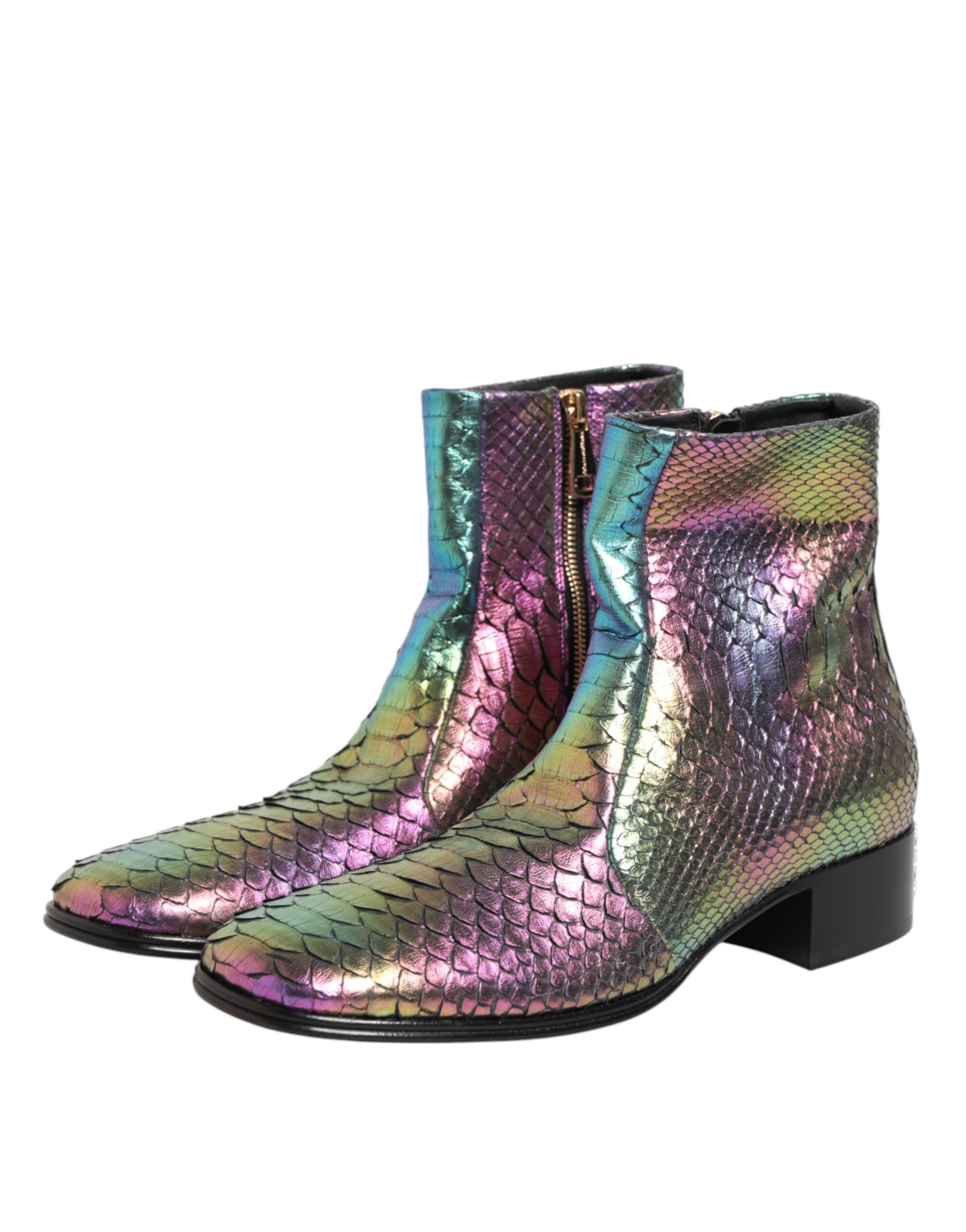 Dolce & Gabbana Bunte Chelsea-Stiefeletten