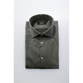 Baldinini Trend Grey Cotton Shirt