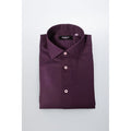 Baldinini Trend Cotton Shirt in Purple