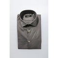 Baldinini Trend Grey Cotton Shirt