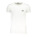 Cavalli Class Bianco Baumwoll-T-Shirt für Herren
