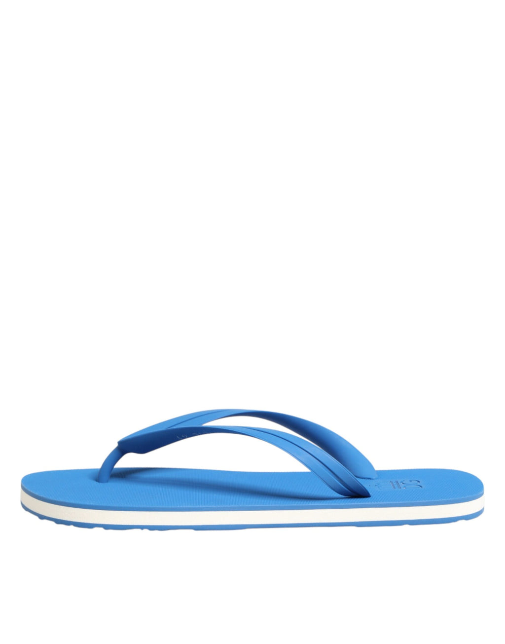 Dolce & Gabbana Blaue und Weiße Logo-Strandschuhe